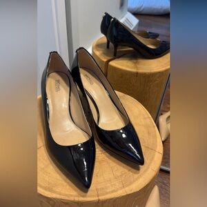 Michael Kors Shiny Black Heels